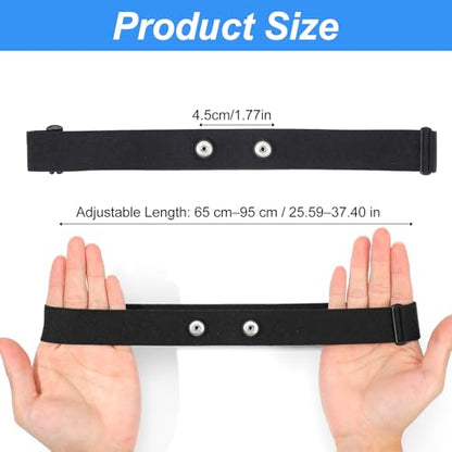 Heart Rate Monitor Chest Band Strap Replacement Adjustable Soft Heart Rate Monitor Chest Replacement Strap Waterproof Chests Straps Replacements
