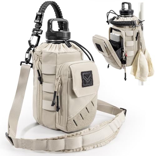 1TG Tactical Magnetic Gym Bag for Men and Women, Beige - color: Beige