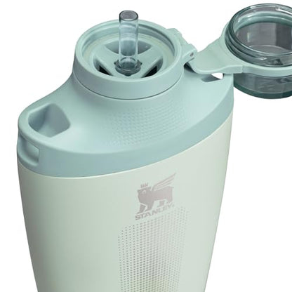 Stanley Cross Bottle 23 oz | Travel Water Bottle with Jacquard Strap | Leakproof Tritan Lid with Removable Straw | Insulated Stainless Steel | BPA-Free | Mist - color: Mist, size: 23 Ounces