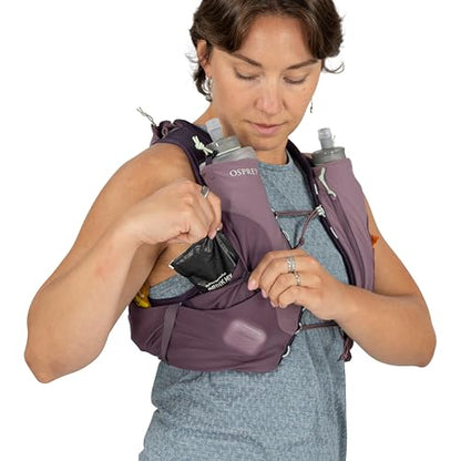 Osprey Dyna 6L Women's Running Hydration Vest with Hydraulics Soft Flasks - color: Dawn Blue, size: Small