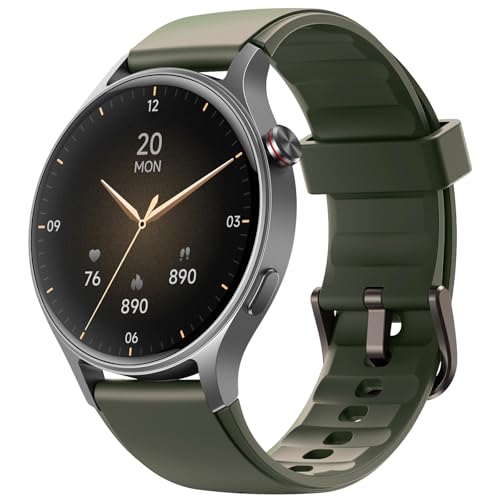 Smart Watch for Men Women,Compatible with Android Phones iPhone (Green) - color: Green