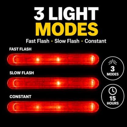 Brightz LED Slap Bracelet Armbands, Light Up Glow Bracelets, 8-Pack
