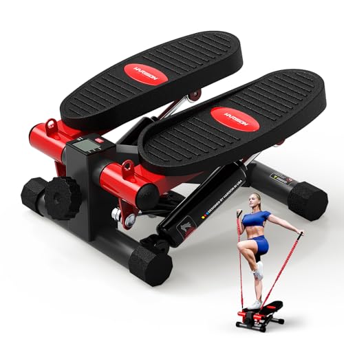 HARISON Mini Stepper with LCD Monitor, 330 LB Capacity for Home Cardio