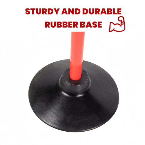 5FT Corner Flags for Soccer Field Set of 4 with Round Rubber Bases