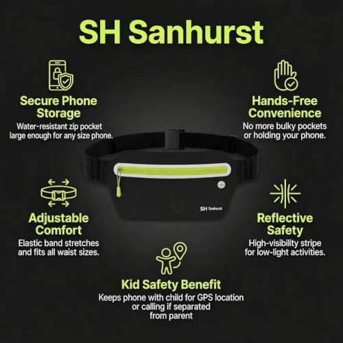 Running Belt – Lightweight Sweat Water Resistant Waist Pack