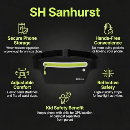 Running Belt – Lightweight Sweat Water Resistant Waist Pack