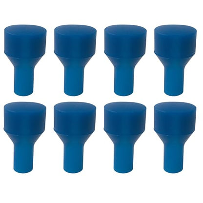 [2025 New] Bite Valve Replacement Mouthpieces for Camelbak,for Most Brands Hydration Pack Bladder (Blue, 8 Pack)
