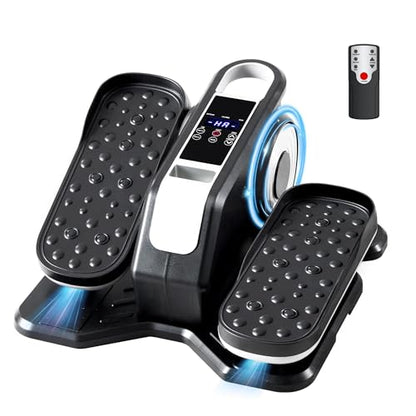 Under Desk Elliptical Machine with-Remote Control - color: Silver