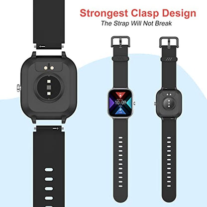 Kids Fitness Tracker Watch, IP68 Waterproof Smart Watch - color: Black