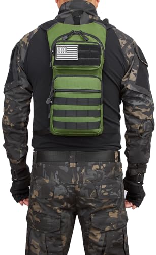 Insulated Hydration Pack Hiking Water Backpack Running Vest with 3L TPU Bladder Bag for Marathon Cycling Men - color: Army Green T