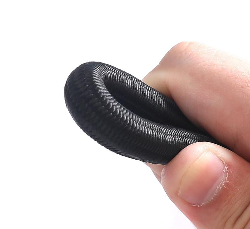 Bungee Shock Cord, 1/5 Inch (5mm) x 30 ft Elastic Cord - Heavy Duty Elastic Rope with Real Rubber Core, High UV Resistance for Tie Downs, Kayak, Cargo, Tarp, Canopy, Camping Gear