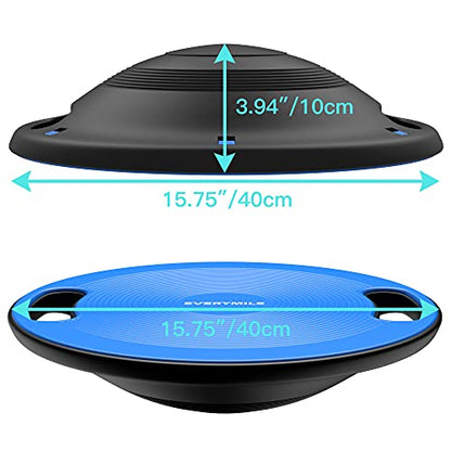 Wobble Exercise Balance Board, No-Skid Surface - color: Classic Blue
