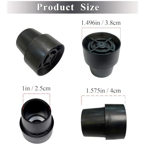 2 Pieces 1 Inch Replacement Mini Trampoline Leg Caps Tips
