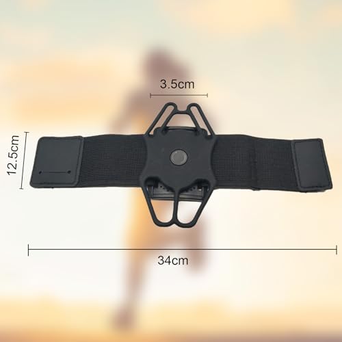 Silicone Phone Armband for Running Gym Adjustable Sports Armband with Secure Smartphone Holder