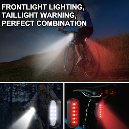 Taximi Super Bright Mini EDC Flashlight with Clip, 350LM, 4 Lighting Modes Running Lights for Runners, USB-C Rechargeable Small Clip on Flashlight for Camping, Hiking, Walking the Dog