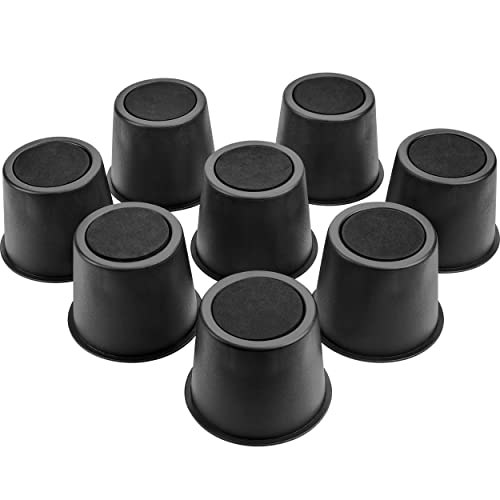 BTSD-home Round Bed Risers 4 Inch - color: 4 Inch, size: 8 Pack