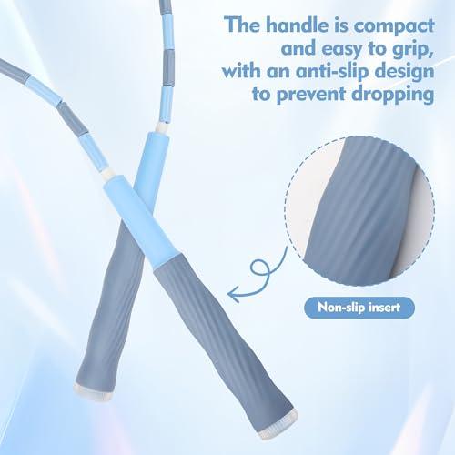Coolrunner 9 FT Upgraded Kids Jump Rope, 2PC Soft Beaded Skipping Rope
