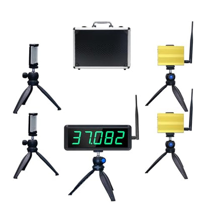 YZ Laser Timer for Sprints, Laser Sprint System, Track Laser Timer Stopwatch, Lap/Speed Training/Track Field/Running/Football - style: 1 timer+2 lasers
