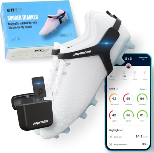 CITYPLAY Smart Soccer Tracker for Cleats - Training Sensor for Youth - size: For Shoe Size: 1.5-10.5 M
