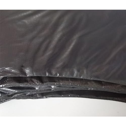 Replacement Trampoline Safety Pad Mat, 6FT 8FT 10FT 12FT 13FT 14FT 16FT UV Resistant Safety Mat Spring Cover - color: Black, size: 12FT-366cm