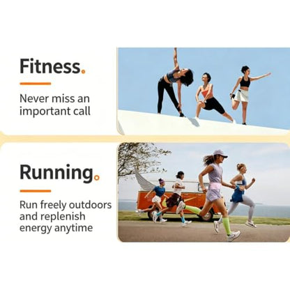Slim Running Belt Fanny Pack for Men Women, Waist Bag Phone Holder - color: Black, size: Medium