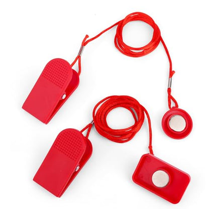 Gosknor 2pcs Treadmill Magnet Safety Key, Magnetic Safety Switch Clip Universal Treadmill Emergency Stop Magnet Running Machines Replacement Parts Accessories - style: Style C