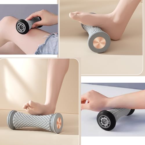 Foot Massager Ball Roller Yoga Roller Muscle Roller Stick for Feet Hand Leg Relaxatio Manual Feet Massager Purple Manual Leg Massagers Purple - color: Purple