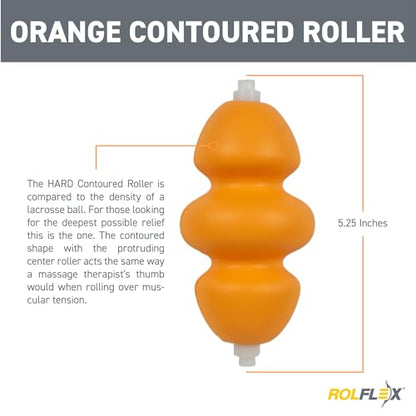 Rolflex Recovery Roller 2 Pack, Upgrade for Rolflex, Different Densities for a Cusomized Feel. Trigger Point Release, Mimic a Thumb.