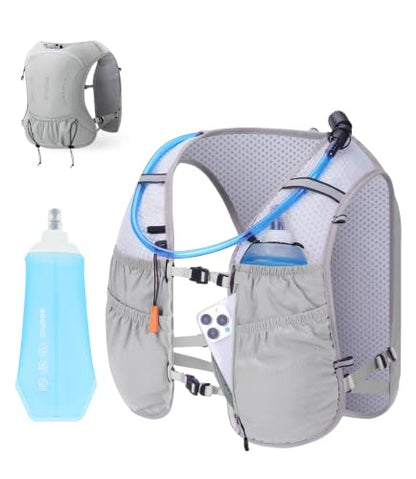 ECOHUB Running Hydration Vest Backpack with 2*500ML Soft Flask