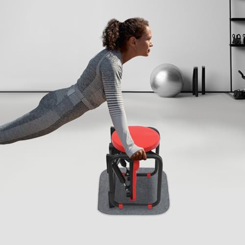 Mini Sport Stepper with Seat, 360° Rotating Stair Stepper, Stand 330.69Lbs