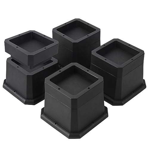 BTSD-home Bed Risers 2 or 3 Inch - color: 2,3 Inch, size: 4 Pack