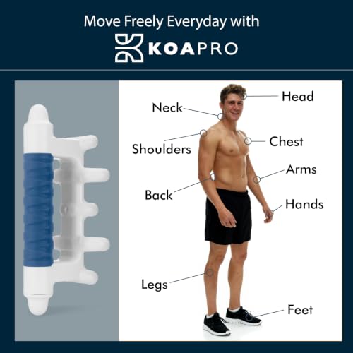 KOA KOAPRO Fascia Massage Tool Blaster for Cellulite, Deep Tissue Massager for Knots - All-in-One Full Body Massage, Facia Blaster, Neck and Back Massager, Deep Tissue Muscle Massagers - style: Original Blue