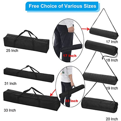 PATIKIL 25 Inch Camp Chair Replacement Bag, Nylon Foldable Carrying Bag Large Zippered Bag with Shoulder Strap for Camping Travel, Black - size: 25 Inch