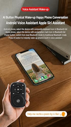 Portable Bluetooth Speaker, Anti-loss Bluetooth Speaker with Personal Safety Alarm, App Notifications, 15H Playtime, Colorful RGB Lights, Mini Wireless Speaker for Home, Outdoors, Travel, Gift Ideas
