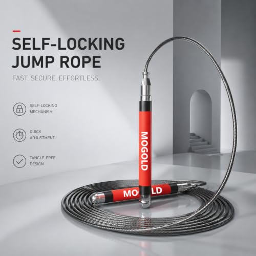 2-in-1 Speed Rope: 2mm for Boxing/MMA & 3mm for CrossFit - Tool-Free Adjustable Cable System with Dual Bearings - Sweatproof Hybrid Grip for High-Intensity Training - color: Blue