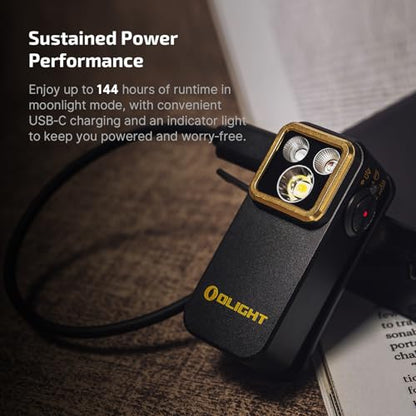 OLIGHT Oclip Pro S Pocket EDC Clip-on Flashlight, Black - color: Black