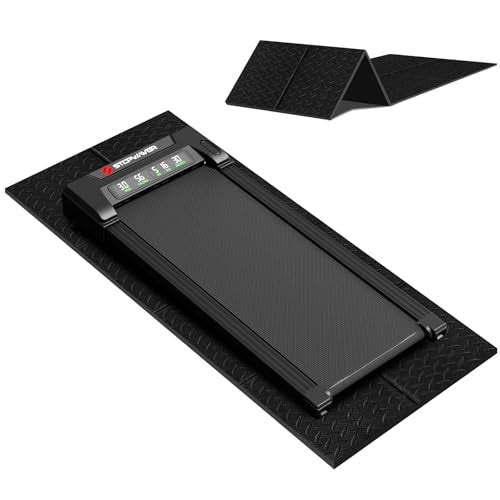 Stepwaver Walking Pad Mat for Carpet, Treadmill Mat for Hardwood Floors - size: 55"L x 24"W x 0.2"Th