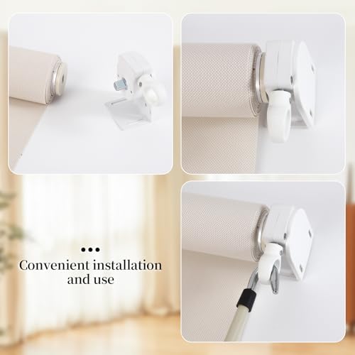 Roller Blind Bracket Replacement for Coolaroo Sun Shades White - color: White, size: 1 set bracket