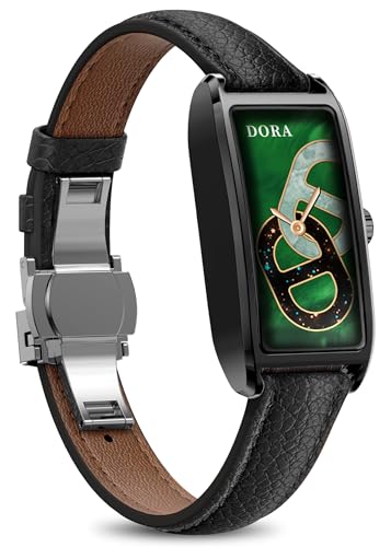 Elegant Smart Watch for Women Fitness Tracker with Step Counter Calorie Tracker Heart Rate Monitor Sleep Tracker IP68 Waterproof Activity Tracker Bracelet with AMOLED Touchscreen for iOS Android