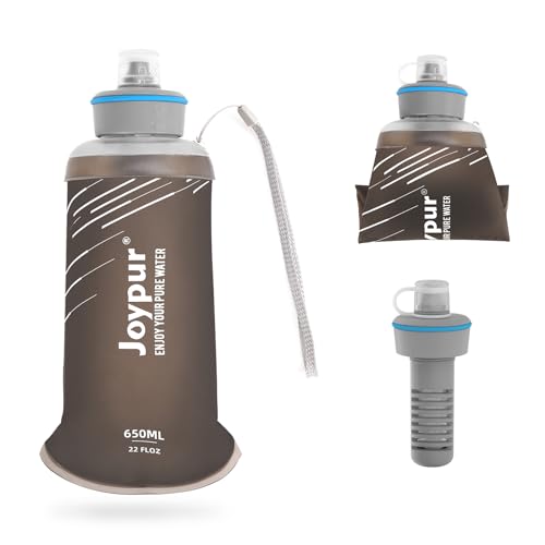 Collapsible Water Filter Bottle with 0.01 Micron Filtration - color: Grey, size: 22 Ounces