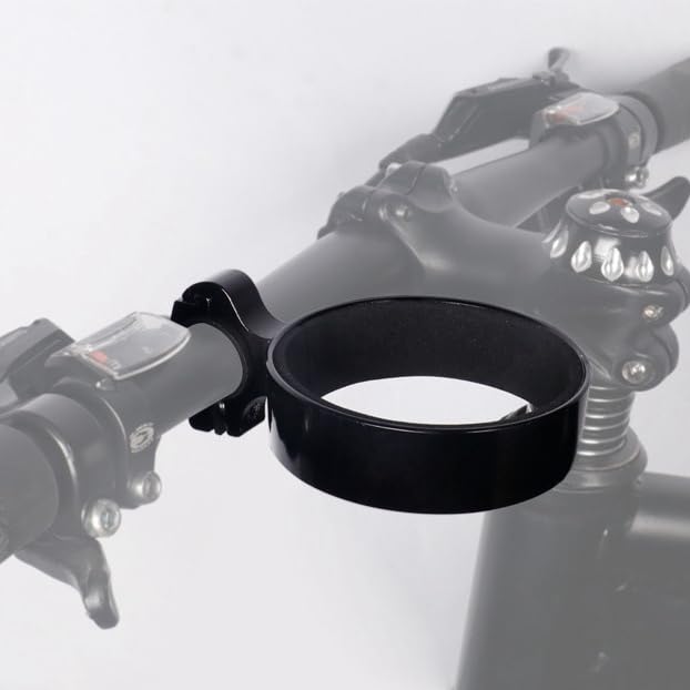 Aluminium Alloy Bike Cup Holder Coffee Holder for Bike Handlebar (A Black) - color: A Cup Holder-Black
