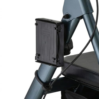 NOVA Adjustable Cup Holder for Star 4259 & Express Rollator, Cup Holder for Oval Tube Rollator Walkers, Adjustable & Foldable Drink Holder, Durable Plastic, Easy Install