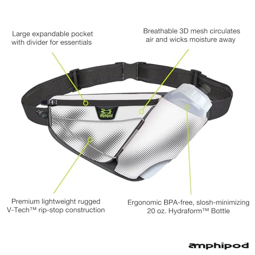 Amphipod Profile-Lite 20oz Bottle Pack, PFAS-Free Waist Belt - 20 oz