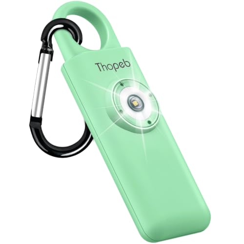 Personal Safety Alarm for Women – Superior Loud Siren & SOS Strobe - color: Light green