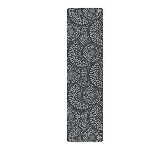 Stair Treads Ultra-Thin with Non Slip Rubber Backing 9”x26”, Gray 1 Piece - color: Grey, size: 9" x 26" Design #1