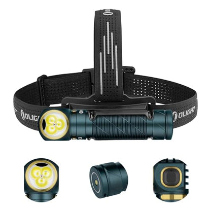 OLIGHT Perun 3 Headlamp Rechargeable, Red Light, Waterproof, Dream Blue - color: Dream Blue