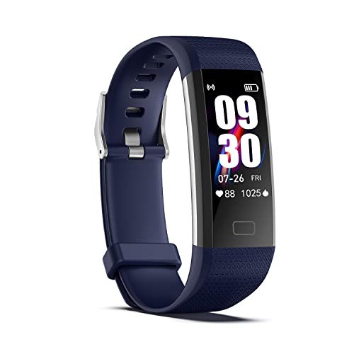 Fitness Tracker with Step/Distance/Calories Counter for Women Men - color: Dark Blue