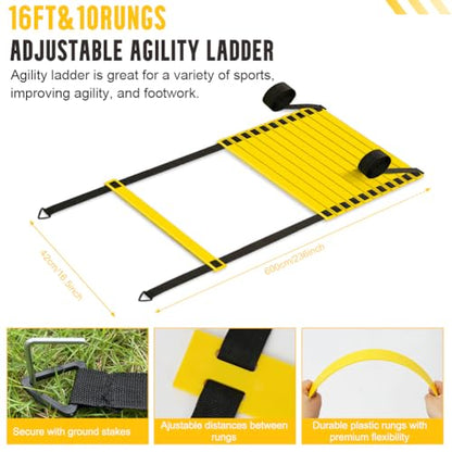 Agility Training Set Multi-Function Soccer Training Equipment for Athletes