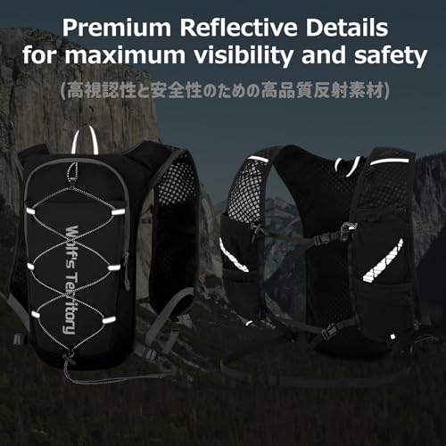 Azarxis Running Vest Hydration Pack 5L Backpack Lightweight Breathable Daypack for Women Men Marathon Trail Race Running Hiking Biking (Grey - with 2L Water Bladder) - color: #5 Grey with a 2L Water Bladder