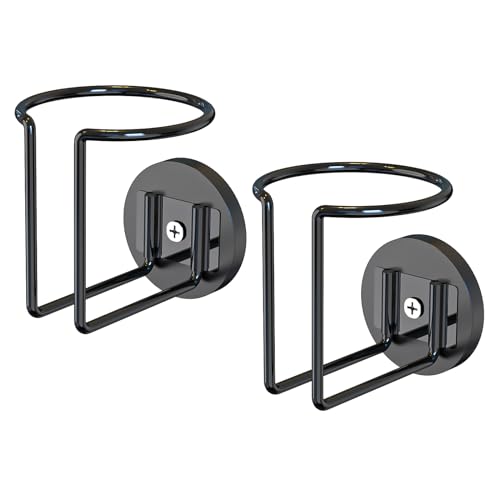 2 Pcs Magnetic Cup Holder, Magnetic Drink Holder for Tractor Refrigerator Treadmill Mower Truck Rv Boat Metal Surface